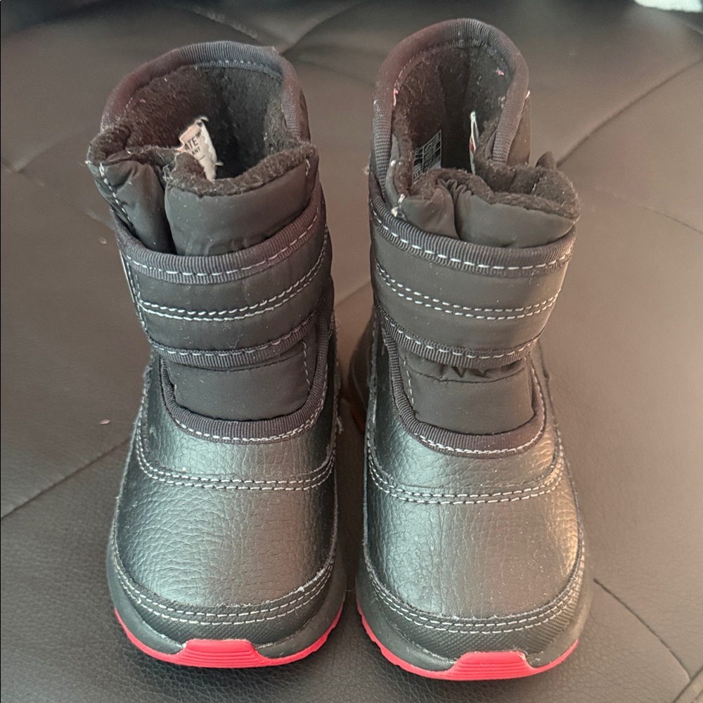 UGG Kids Black and Red Boots